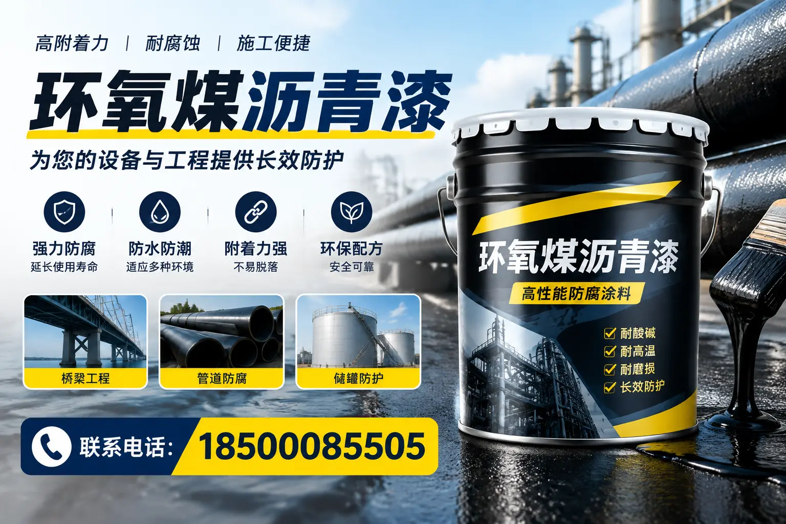 环氧煤沥青漆与其他涂料的对比分析,助力鄂州企业决策