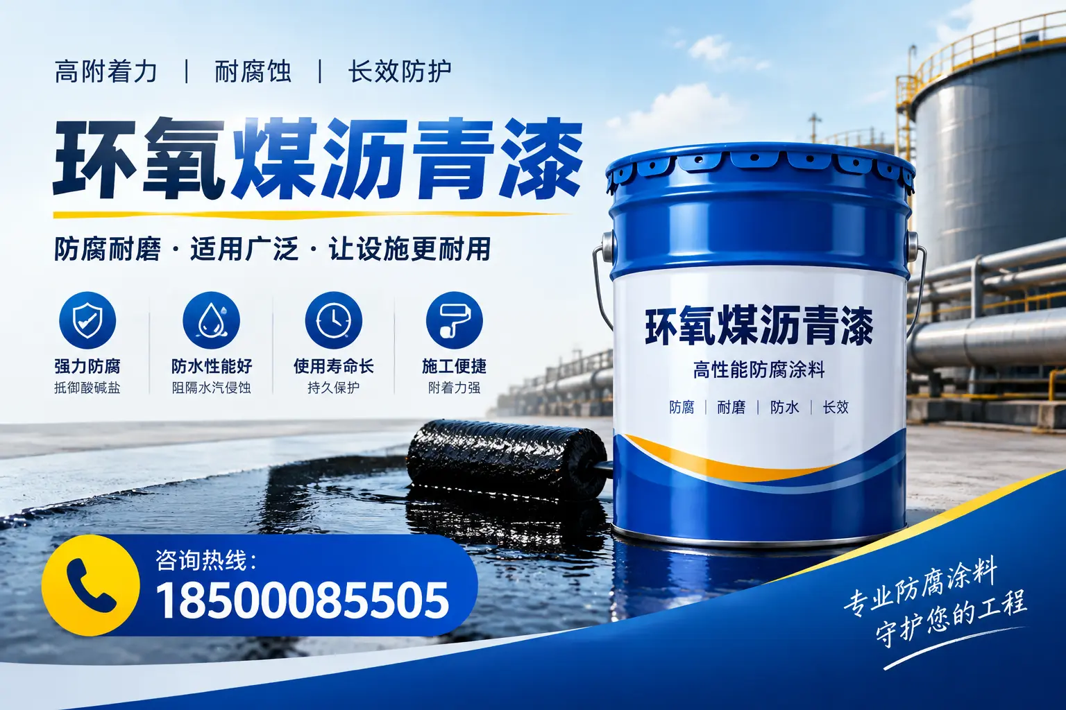 环氧煤沥青漆与其他涂料的对比分析,助力鄂州企业决策